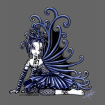 "Sophia" Blue Tattoo Fairy Tank Top t-shirts by mykajelina "Sophia" Blue Tattoo Fairy Tank Top t-shirts