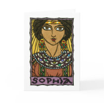 Sophia Greeting Card