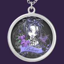 "Sophia Lilly" Believe Fairy Art Necklace necklaces