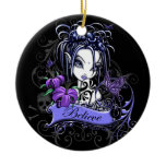 "Sophia Lilly" Believe Fairy Art Ornament
