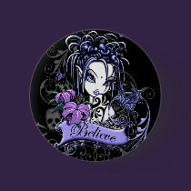 Sophia Lilly Believe Flower Fairy Button buttons