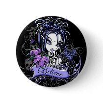 Sophia Lilly Believe Flower Fairy Button by mykajelina Sophia Lilly Believe Flower Fairy Button