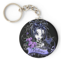 Sophia Lilly Believe Flower Fairy Keychain