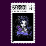 Sophia Purple Lilly Butterfly Postage