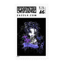 Sophia Purple Lilly Butterfly Postage postage