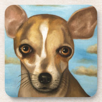 Sophia With Sky cork coasters