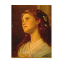 Sophie Gengembre Anderson Portrait Of Young Girl E Post Cards