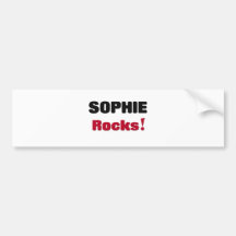 Sophie Rocks Bumper Sticker