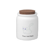 Sophie the Glamorous White Cat Candy Dish