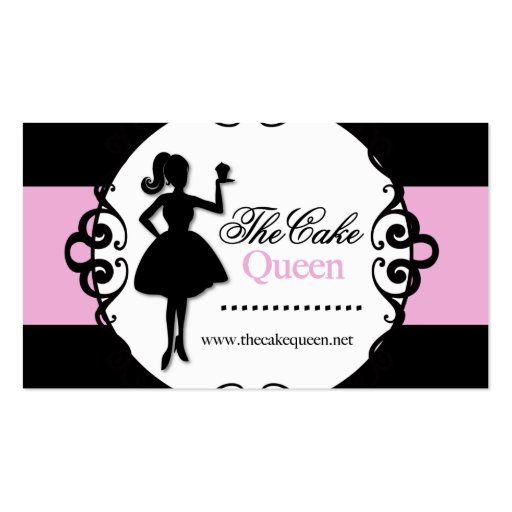 Sophisticated Bakery & Cupcake Business Card