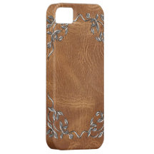 Sophisticated  brown Western Leather iphone5 case iPhone 5 Cases