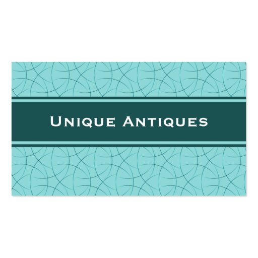 Sophisticated Business Card, Teal