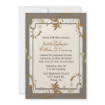Sophisticated Fall Wedding Invitation
