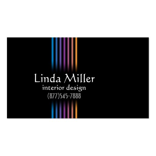 Sophisticated Gradients Business Card Template (front side)