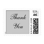 Sophisticated Grey Thank You Postage Stamps