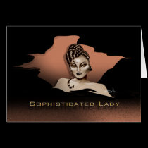 Sophisticated Lady Card cards