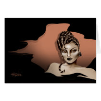 Sophisticated Lady Card by CherylDanielsart Sophisticated Lady Card