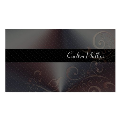 Sophisticated Marketing Consultant business cards (front side)