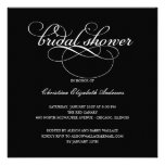 Sophisticated Script Bridal Shower Invitation invitations