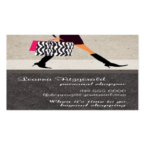 Sophisticated Shopper Business Card