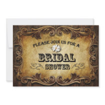 Sophisticated Western Bridal Shower invitation