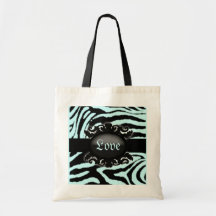 Sophisticated  Zebra Print monogram Canvas Bag