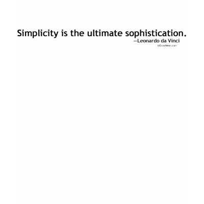 "Sophistication" da Vinci Quote Shirt by GrowWear