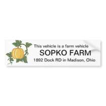 Sopko Farm Farm vehicle sticker Bumper Stickers