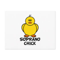 Soprano Chick postcards by chicktshirts8 Soprano Chick postcards