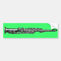 Soprano Sax Bumper Stickers