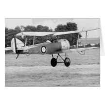 Sopwith Aircraft Taking Off Card