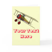 Sopwith Camel and Pilot cards