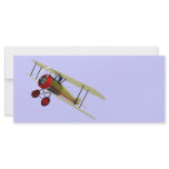 Sopwith Camel and Pilot Personalized Rack Card