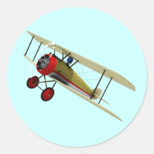 Sopwith Camel and Pilot Sticker
