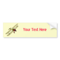 Sopwith Camel Biplane Bumper Stickers