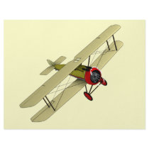Sopwith Camel Biplane Letterhead