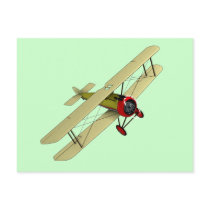 Sopwith Camel Biplane Post Card