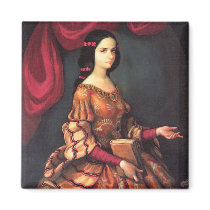 Sor Juana a los 15 años magnets by masterpiecesofart Sor Juana a los 15 años magnets