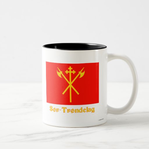 Sør-Trøndelag flag with name Coffee Mugs
