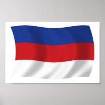 Sorbs Flag Poster Print