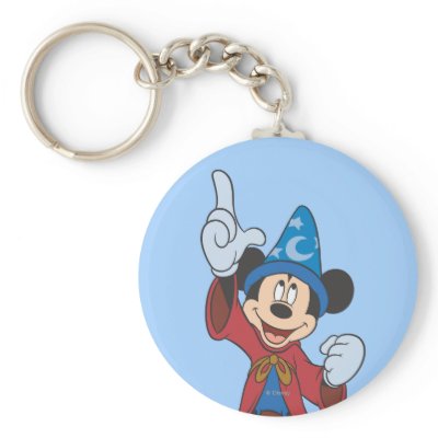 Sorcerer Mickey Mouse Keychains