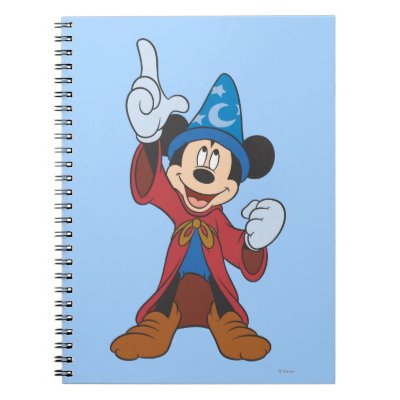 Sorcerer Mickey Mouse notebooks