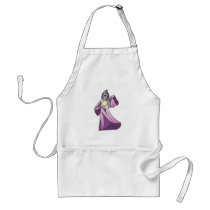 sorcerer wizard with crystal ball aprons