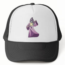 sorcerer wizard with crystal ball mesh hat