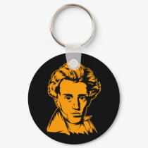 Soren Kierkegaard philosophy existentialist portra keychains