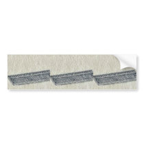 Soroban (counting frames) Ukiyo-e. Bumper Stickers