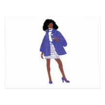 Sorority Diva - Zeta Post Cards