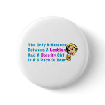 Sorority Girl Color Pinback Button