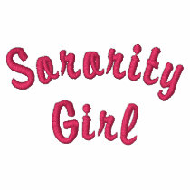 Sorority Girl embroidered shirts