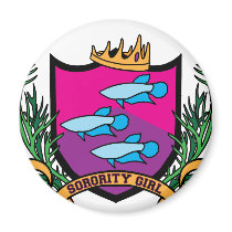 Sorority Girl Refrigerator Magnet